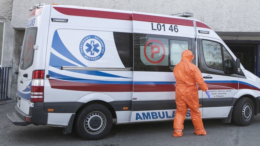 Pacjent został przewieziony do szpitala w Puławach