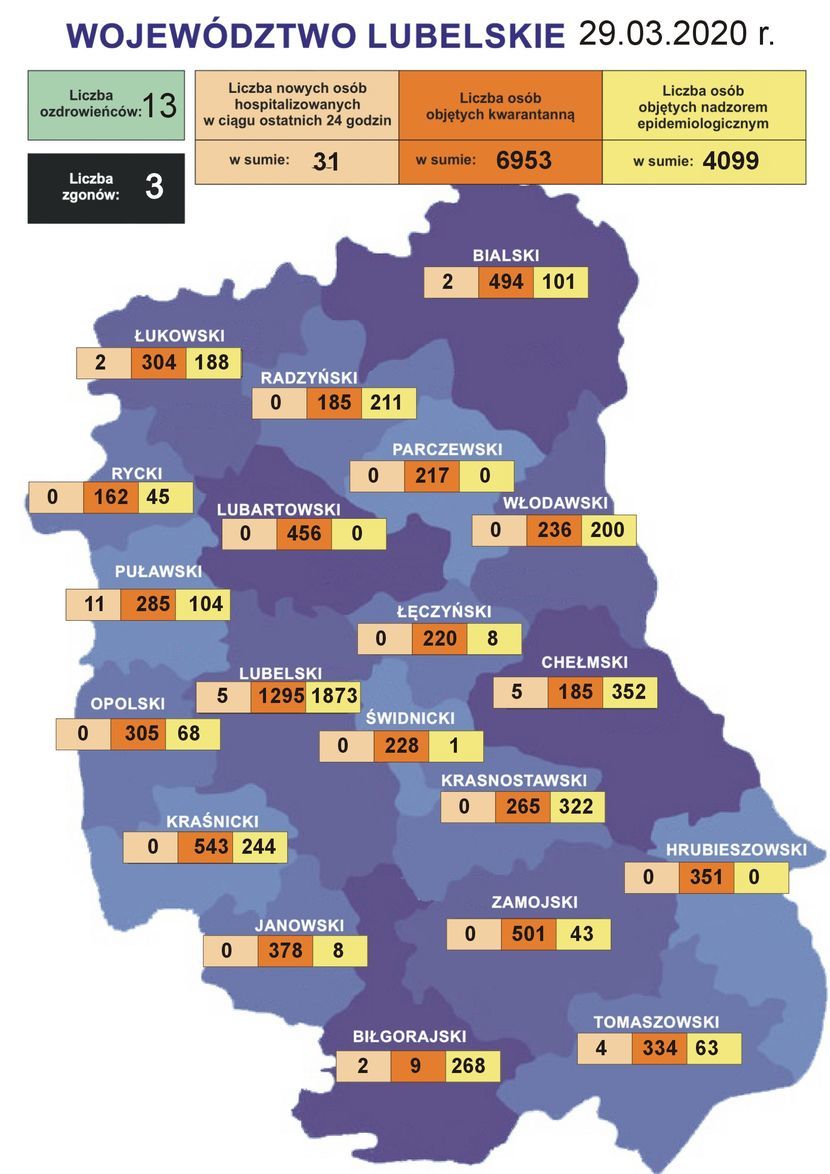 Koronawirus W Woj Lubelskim Dlaczego Na Mapie Sanepidu Nie Ma Przypadków Z Lublina Dziennik 0649