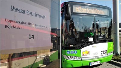 Lublin: Z powodu radykalnych ograniczeń w autobusach ubyło miejsc. Największy pojazd zabierze 21 osób