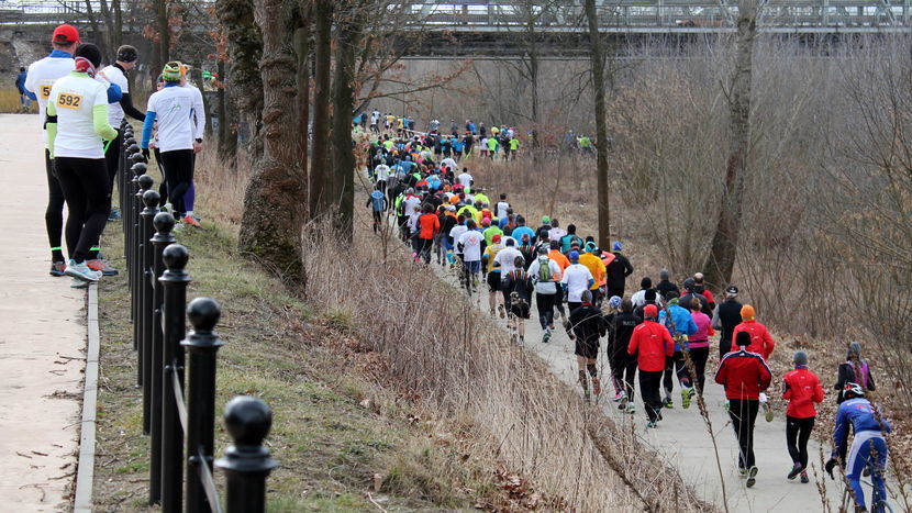 W marcowych biegach do Puław co roku przyjeżdżają sportowcy amatorzy z całego kraju