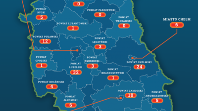 Koronawirus w woj. lubelskim. 181 zakażonych, 37 ozdrowieńców, 7 osób zmarło