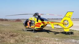 Chełm. Wypadek z piłą. Rannego zabrał śmigłowiec