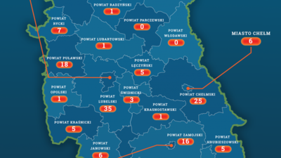 Aktualna sytuacja epidemiologiczna w woj. lubelskim. Pięciu pacjentów ozdrowiało