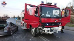 Nietypowy wypadek w pow. łukowskim. Mundurowi nazwali go "dwa w jednym"