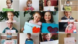 Dla wszystkich, którzy dla nas teraz pracują. Podziękowania od przedszkolaków z Lublina 