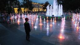 Fontanna na placu Litewskim w Lublinie