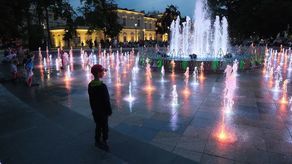 Fontanna na placu Litewskim w Lublinie