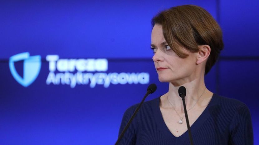 Zarys kolejnej „tarczy antykryzysowej” przedstawiła wicepremier i minister rozwoju Jadwiga Emilewicz