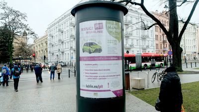 Lubelski Ratusz plakatami zachęcał mieszkańców do tego, by rozliczając podatek dochodowy wskazali Lublin w zeznaniu PIT jako miejsce swojego zamieszkania 