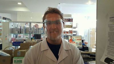 Daniel Leszczyński, magister farmacji z apteki przy ul. Grota-Roweckiego w Puławach