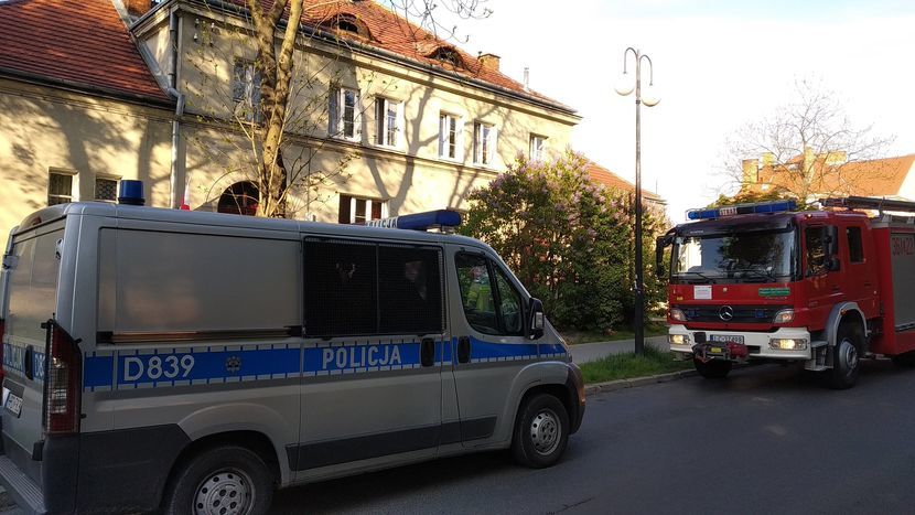 Dwa zastępy straży interweniowały po południu na ul. Słowackiego