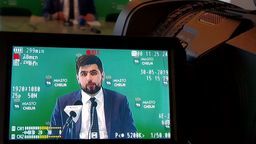 Konferencja prasowa Prezydenta Jakuba Banaszka