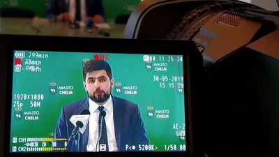 Konferencja prasowa Prezydenta Jakuba Banaszka