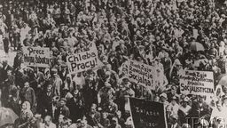 Płock, maj 1920. Demonstracja komunistyczna
