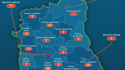 Lubelskie: Aktualna sytuacja epidemiologiczna. Najwięcej zakażonych osób jest w powiecie lubelskim