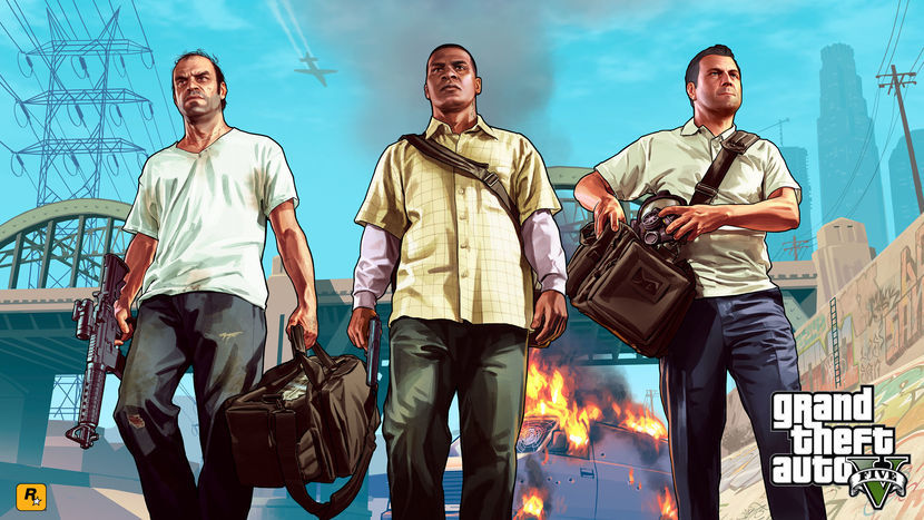 Trevor, Franklin i Michael, czyli bohaterowie gry Grand Theft Auto V 