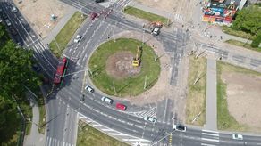 Lublin: Kłopoty dla kierowców na rondzie Honorowych Krwiodawców