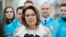 Lublin 9 marca 2020 r. Kampania wyborcza Małgorzaty Kidawy-Błońskiej, kandydatki na urząd prezydenta RP 