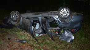 Lubelskie: Czołowe zderzenie dwóch samochodów. Cztery osoby w szpitalu