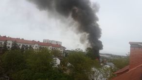 Lublin. Pożar pustostanu przy ul. Nadbystrzyckiej