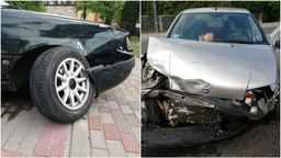 Wyprzedzał na podwójnej ciągłej i zderzył się z autem, które wyjeżdżało z posesji