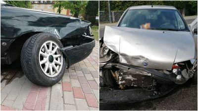 Wyprzedzał na podwójnej ciągłej i zderzył się z autem, które wyjeżdżało z posesji