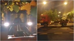 Pod osłoną nocy zaczęli przesadzać drzewa z ul. Lipowej w Lublinie. Mieszkańcy stanęli naprzeciwko maszyn