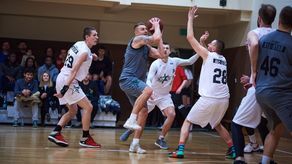 Piotr Jagoda (z piłką) był jednym z liderów ekipy Migel Brothers