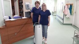 Sprzęt do dezynfekcji kupiony przez leśników trafił do szpitala w Tomaszowie Lubelskim