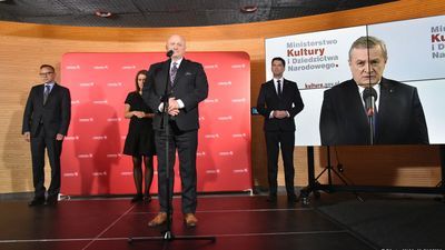 Na konferencji obecni byli także posłowie PiS z Lublina Artur Soboń i Sylwester Tułajew oraz dyrektor Muzeum Lubelskiego Katarzyna Mieczkowska. Nie zabierali jednak głosu