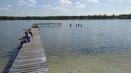 Lubelskie: Spragnieni wypoczynku ruszyli na plaże nad jeziorem Białym [zdjęcia]