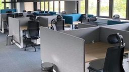 Tak wyglądają puste jeszcze biura chełmskiej filii Centrum Doradczego Polskiego Funduszu Rozwoju.