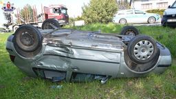 Powiat zamojski. Wypadek na skrzyżowaniu. Ranna została jedna osoba [zdjęcia]