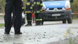 Lubelskie: Utrudnienia na ekspresówkach. Kierowca wjechał w bariery 