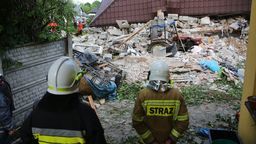 Wybuch gazu zniszczył dom w Chodlu