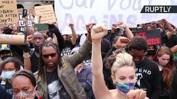 Wielotysięczny antyrasistowski protest w Amsterdamie. Wyraz solidarności z demonstrującymi w USA