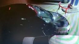 Pijany kierowca na stacji paliw potrącił rowerzystę