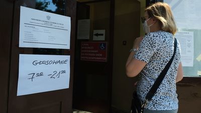 Głosowanie w pierwszej turze wyborów prezydenckich w Lublinie