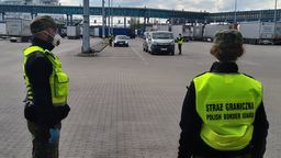 Świnoujście - kontrole na granicy polsko - niemieckiej