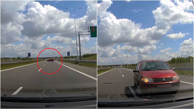 W poprzek drogi S17 pod Lublinem stał samochód. Cudem nie doszło do tragedii