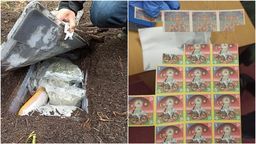 Niezwykłe odkrycie. Dwie beczki z narkotykami zakopane pod ziemią [zdjęcia]