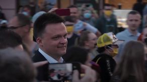 Szymon Hołownia w Lublinie. Mówił o obrońcach drzew z ul. Lipowej