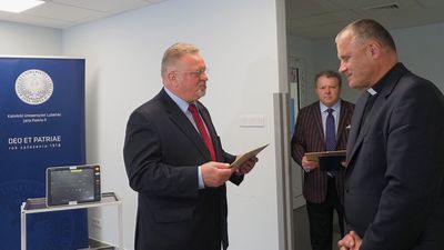 KUL przekazał sprzęt szpitalowi im. Jana Bożego w Lublinie [zdjęcia]