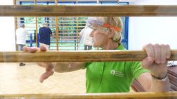 Teraz jednocześnie ćwiczy ok. 7-10 osób, wcześniej w grupie było ok.12