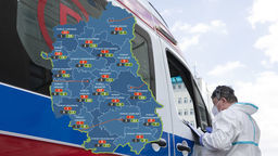 Lubelskie: Widoczny wzrost nowych przypadków zakażenia. Aktualna sytuacja epidemiologiczna