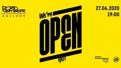 Wystawa "We're Open" w Brain Damage Gallery