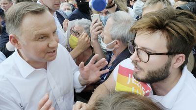 Bartosz Staszewski poprosił Andrzeja Dudę o rozmowę w poniedziałek, gdy ten był na wiecu wyborczym w Lublinie