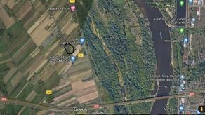 Do wypadku z udziałem pieszego doszło na zaznaczonym obszarze w miejscowości Łęka