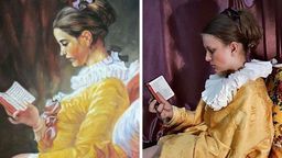 Puławy: Nietypowa lekcja plastyki. Uczniowie wcielili się w postacie ze znanych obrazów