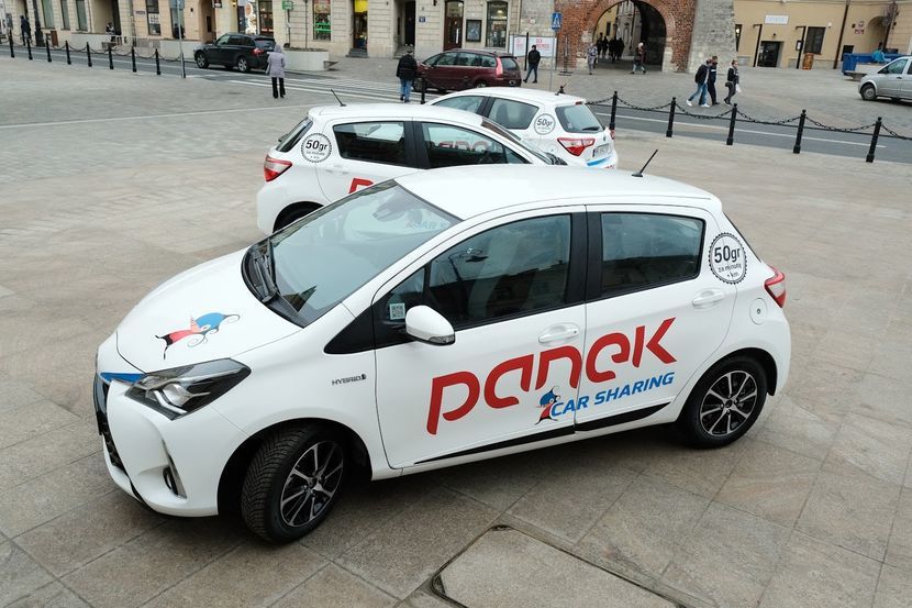 Wycofaniem się z Lublina grozi firma Panek obsługująca system wypożyczania samochodów na minuty